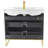 Taft Avenue 36'' Single Bathroom Vanity with Ceramic Top-534137439-534003528