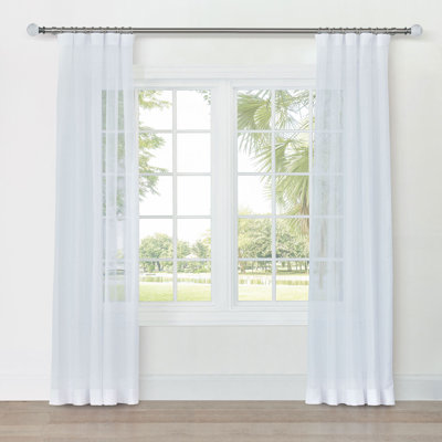 Sway Sheer Curtain Panel In Cloud