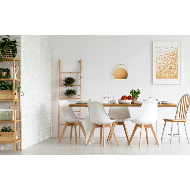 Emma Dome Pendant Light, 1 Light, Orange