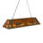 Rustic Lodge 9 - Light Timeless Bronze Pool Table Lights Pendant