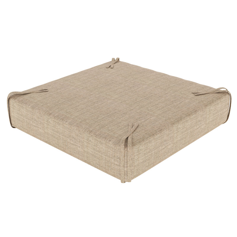 Coussin de coussin d'extérieur Sunbrella®, Tissage uni cendre coulée Sunbrella®