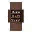 Garde-manger avec 6 portes et tablettes coulissantes