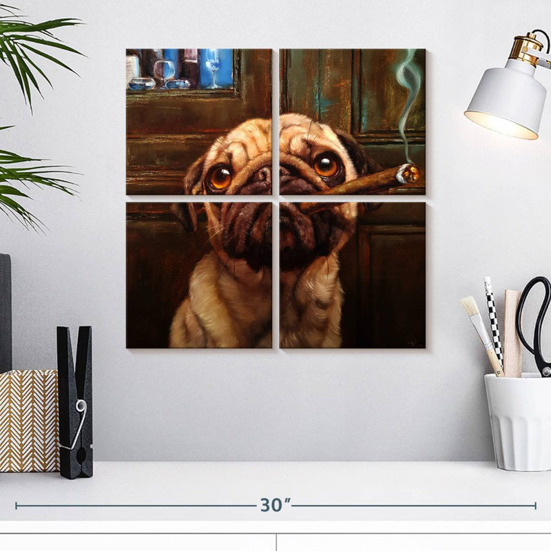 Ketti Uptown Pug, 18'' H x 18'' W
