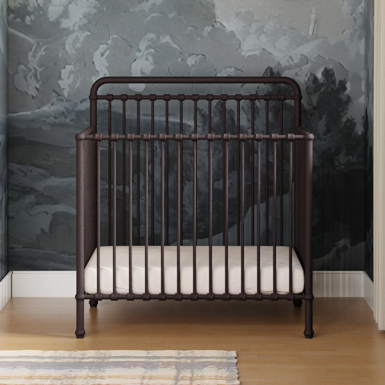 Winston Iron 4-in-1 Convertible Crib, Vintage iron