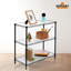 Ensemble de 2 tablettes de rangement, étagère à 3 tablettes avec doublure à 3 tablettes ...