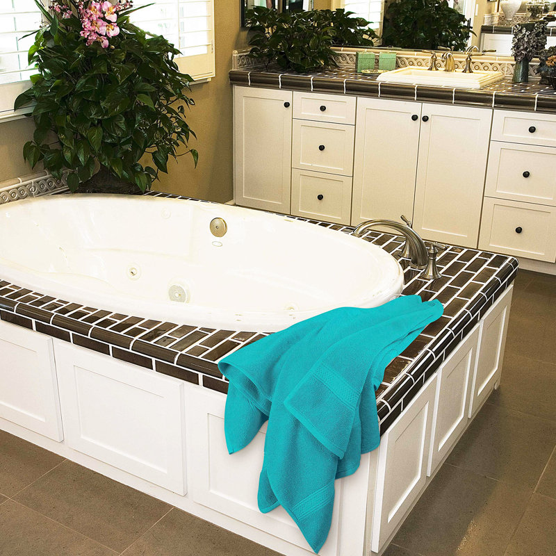 Saladin Bath Towel, Turquoise