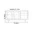 Buffet moderne minimaliste en bois de noyer noir-129019548