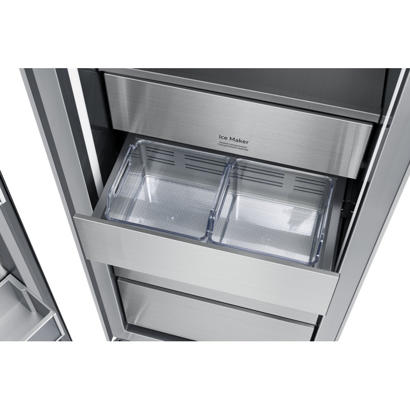 Left Column Panel Kit, Contemporary, Silver Stainless, 24"