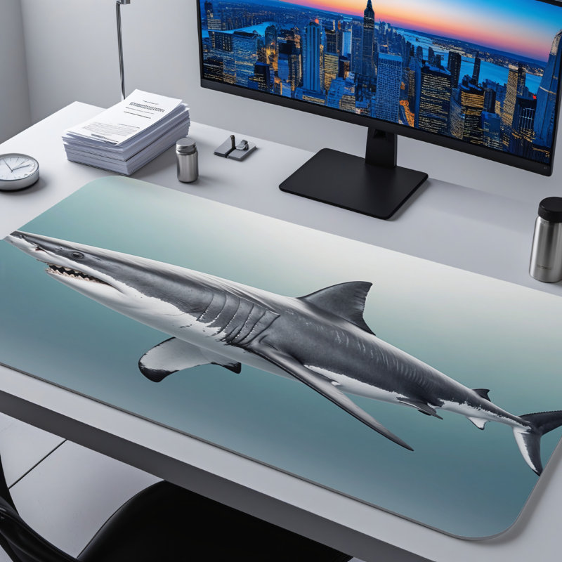 Polyester Desk Pad, 31.5x15.5
