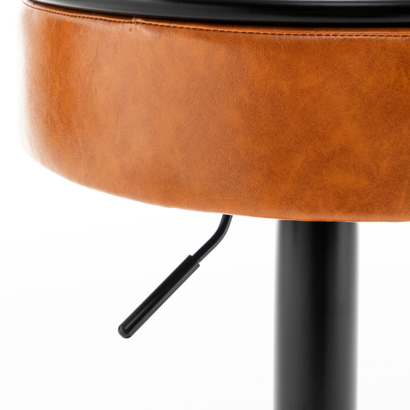 Upholstered Counter Stool, Brown