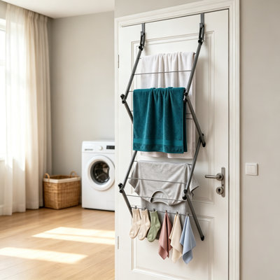 Over Door Clothes Drying Rack