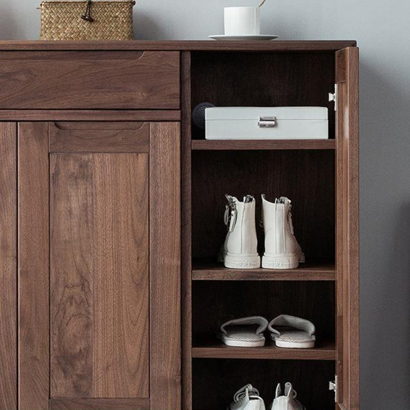 Rangement à chaussures de style américain pour le salon