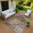 Machine Washable Indoor/Outdoor Jenning ACN2270 Stripes Rug-1838266074