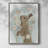 Rabbit In Dandylions Framed Print - Solid Wood-509745860