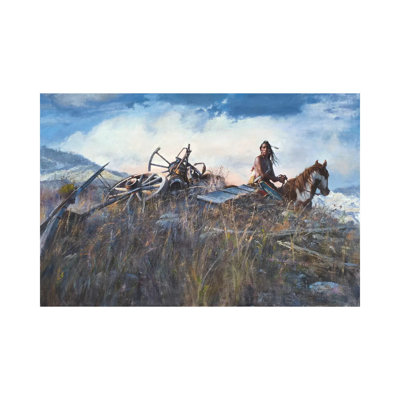 One Mans Treasure by David Edward Kucera - Wrapped Canvas Painting
