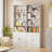 Aillee 70.9"H Standard Bookcase with Doors-1543865965