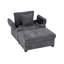 Chaise moderne surdimensionnée avec repose-pieds-744813541