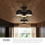 Fosso 17-in Gold Semi-Flush Mount-1913005511