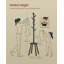 Rubber Freestanding 8 - Hook Coat Rack-540931045