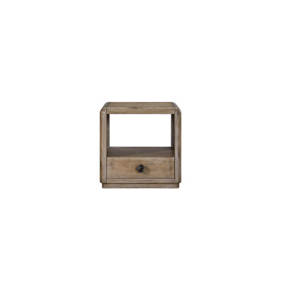 Knotty English Oak End Table