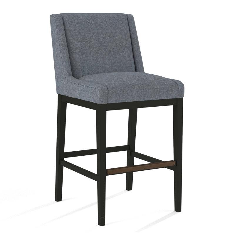 Upholstered Stool, 61703-88, Black