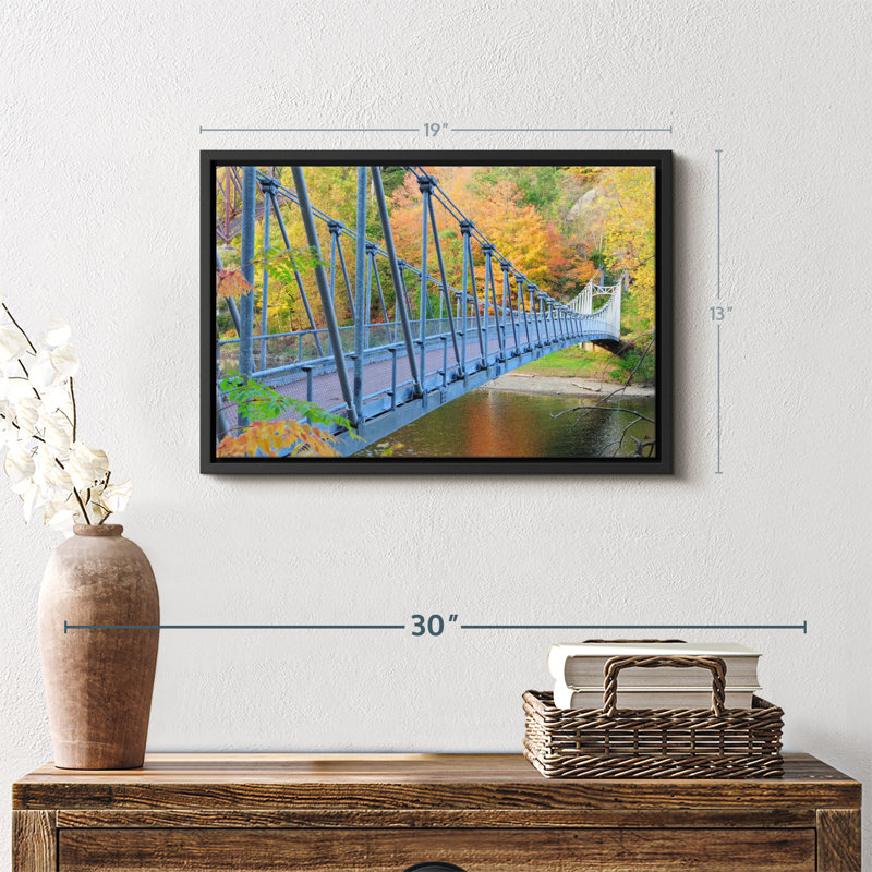 Impression sur toile Blue Bear Mountain Bridge, H 13 po x l 19 po