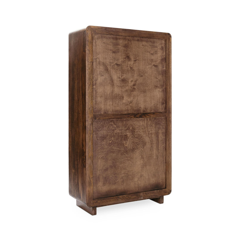 Albero Solid Wood Accent Cabinet, Kona Brown