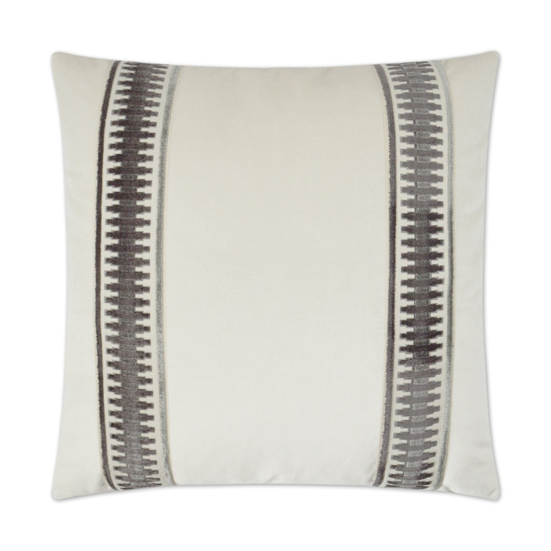 Antibes Pillow Cover & Insert, Grey, Square 24"