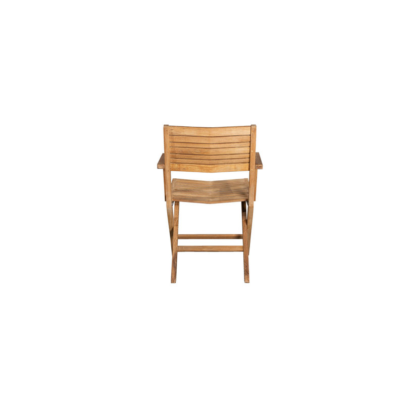 Flip Teak Folding Armchair