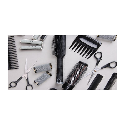 Tools For the Hairdresser 1 Piece Wall Art on Canvas