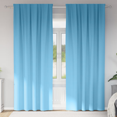 Curtains With Curtains 2 Pcs Polyester