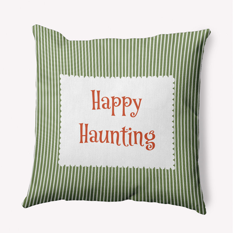 Coussin Vinco, 18 po x 18 po, Oignon vert