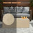 Wolftail 15.5'' H x 56'' W Magnesium Oxide Concrete Propane Outdoor Fire Pit Table with Lid-642432222