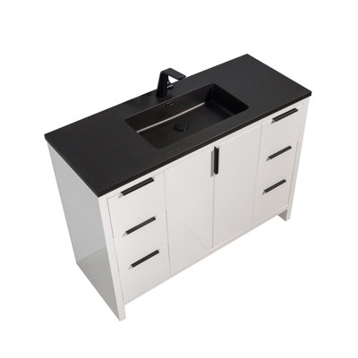 Meuble-lavabo simple 48 po Porty