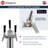 Kegco 24" Wide Triple Tap Stainless Steel Commercial Built-In Kegerator with Kit-32316765