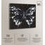 «Black and White Butterfly», reproduction d'art sur toile par Art Remedy-104624368-104624373