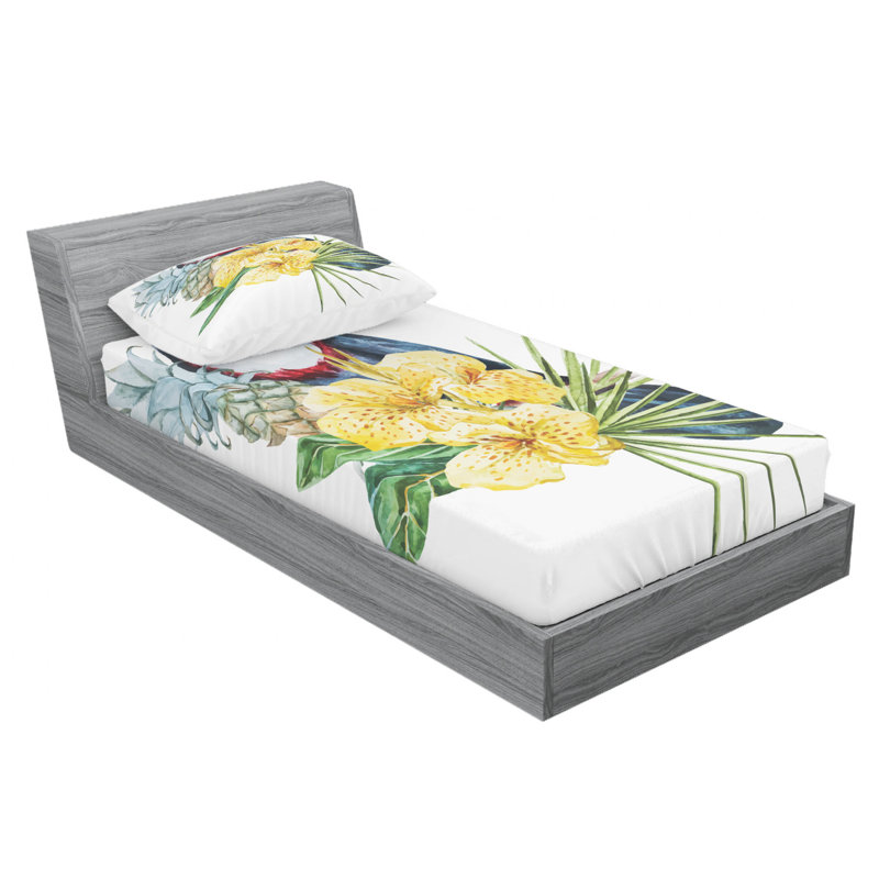Microfiber Sheet Set, Twin XL Sheet Set with Fitted Sheet