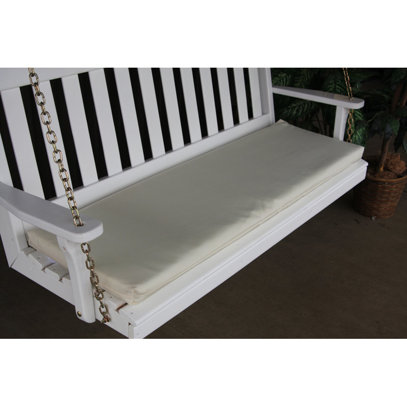 Outdoor Bench Cushion, Light Blue, 2" H x 68" W x 17" D