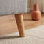 Banc avec repose-pieds 32 po avec plateau intégré, repose-pieds rembourré et banc de bout, gris