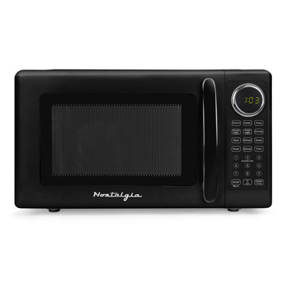 Retro 0.7 Cu Ft Microwave - Black