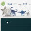Décalcomanie murale dinosaure
