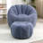 Compression Comfy Pumpkin Bean Bag Couch Sofa Chair,Soft Teddy Fabric Bean Bag Chair With Ottoman-1273032080