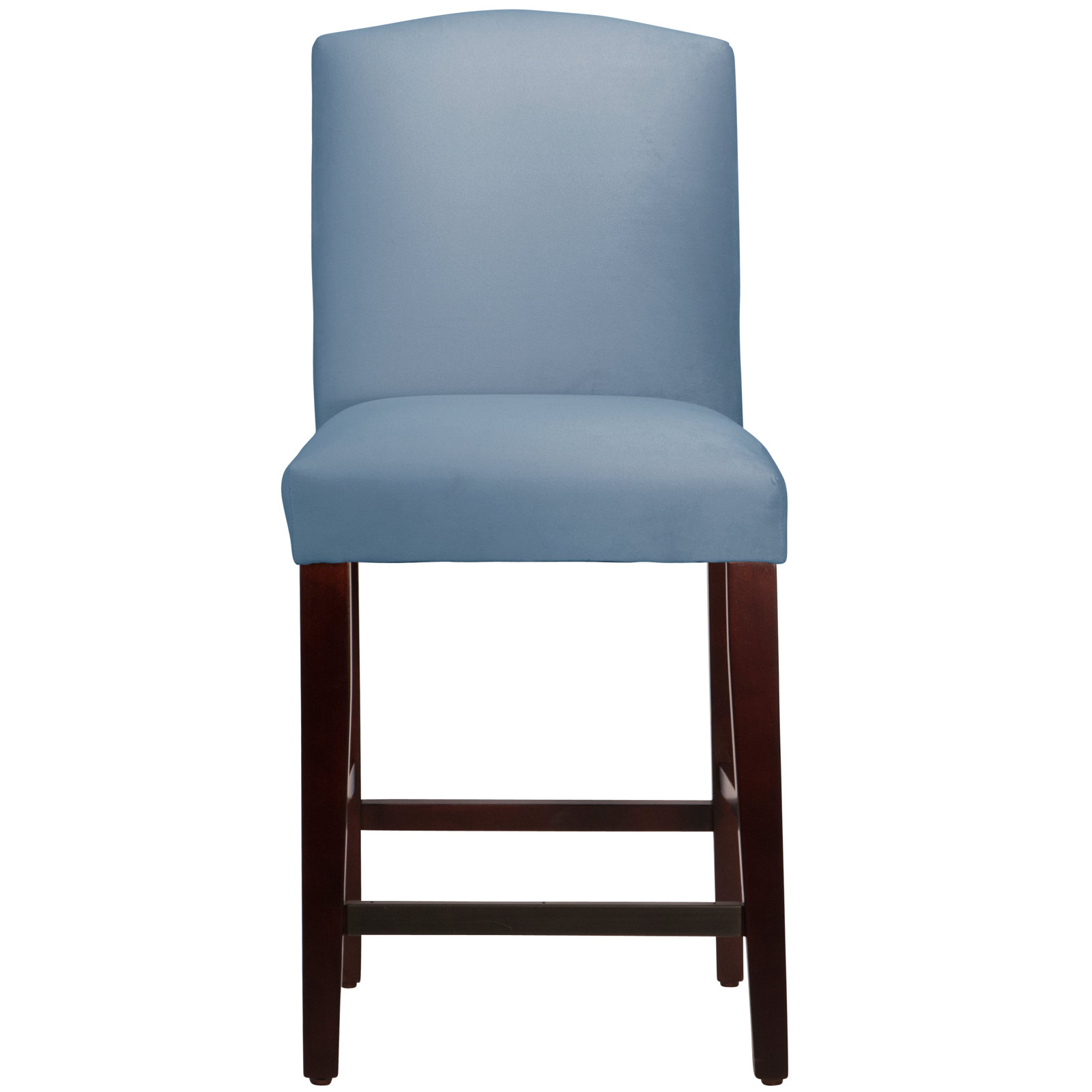 April Bar and Counter Stool, Counter Stool (26" Seat Height), Classic Ocean Velvet, Espresso