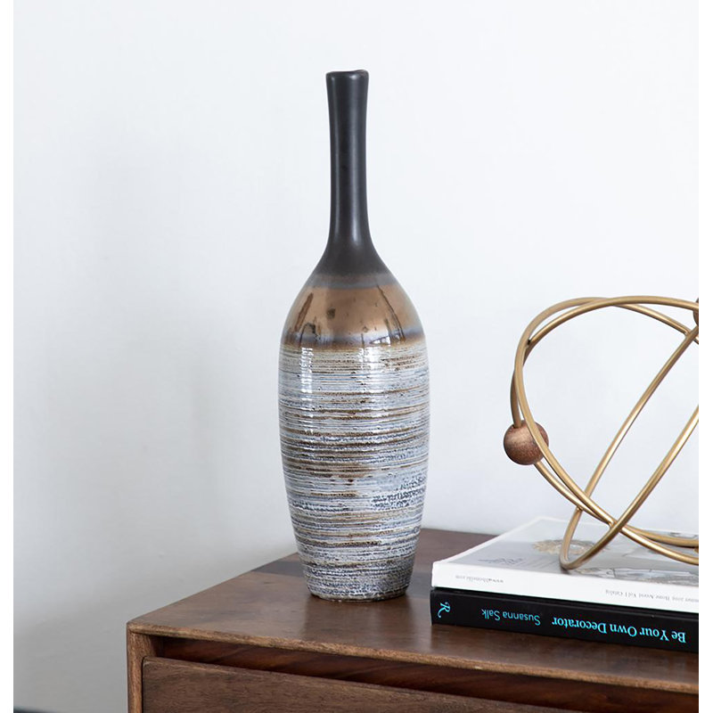 Vase de table en cuivre 18,9 "Cuivre
