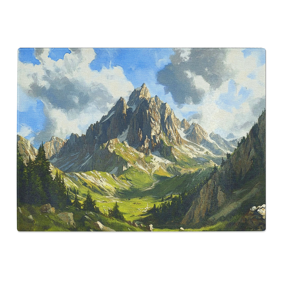 Mountain View Vol.3  Glass Chopping Board