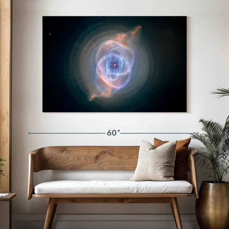 Oberle Cat's Eye Nebula, 34" H x 51" W
