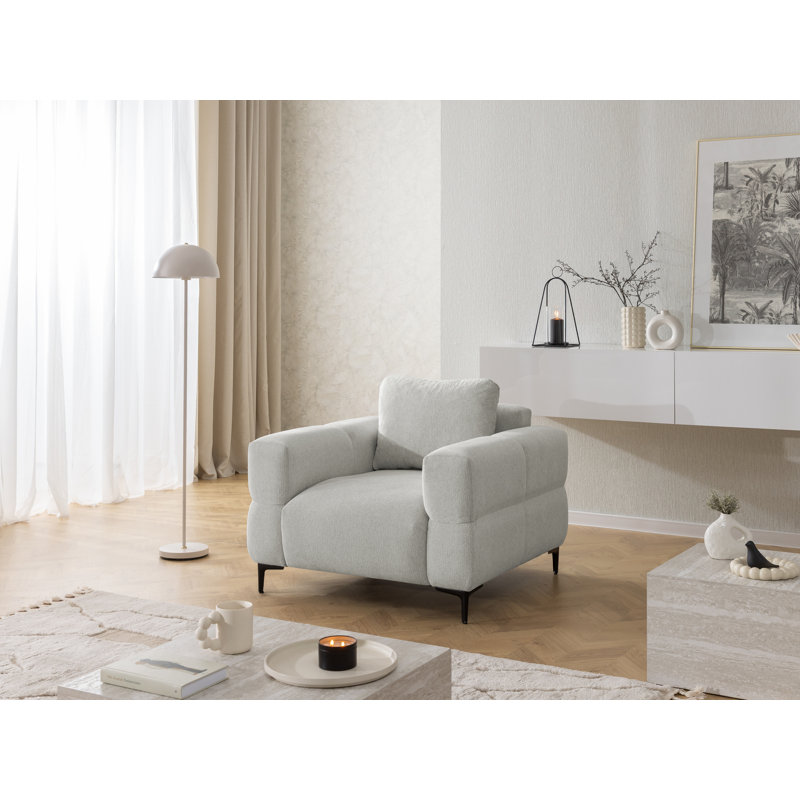 Cardea 2 - Piece Living Room Set, Light Grey