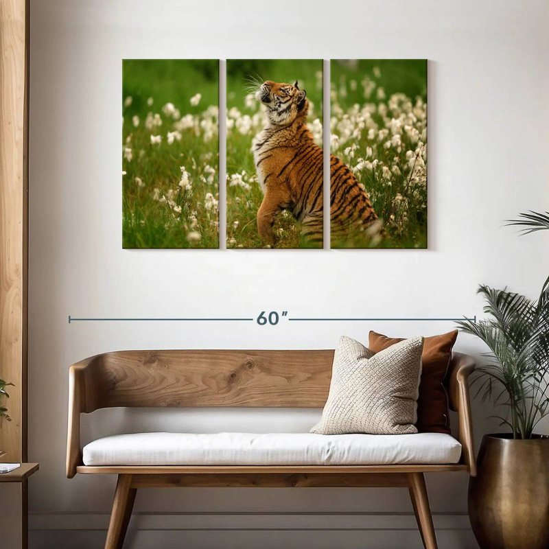 Brampt Tiger Cub, 28" H x 45" W