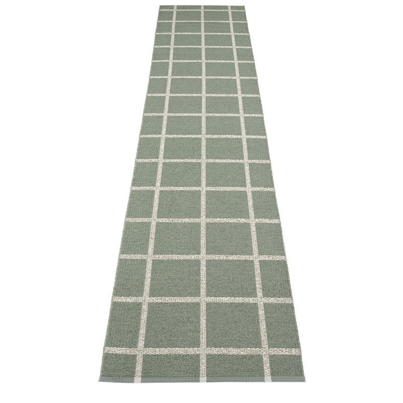 Ada Geometric Area Rug in Gray/Ivory, Runner 2'3" x 12'3"