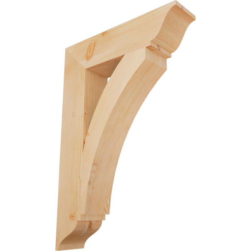 Support traditionnel Thorton, Douglas (lisse), H 38 po x l 5,5 po x P 26 po
